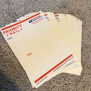 USPS Priority Mail Sticker Shipping Labels